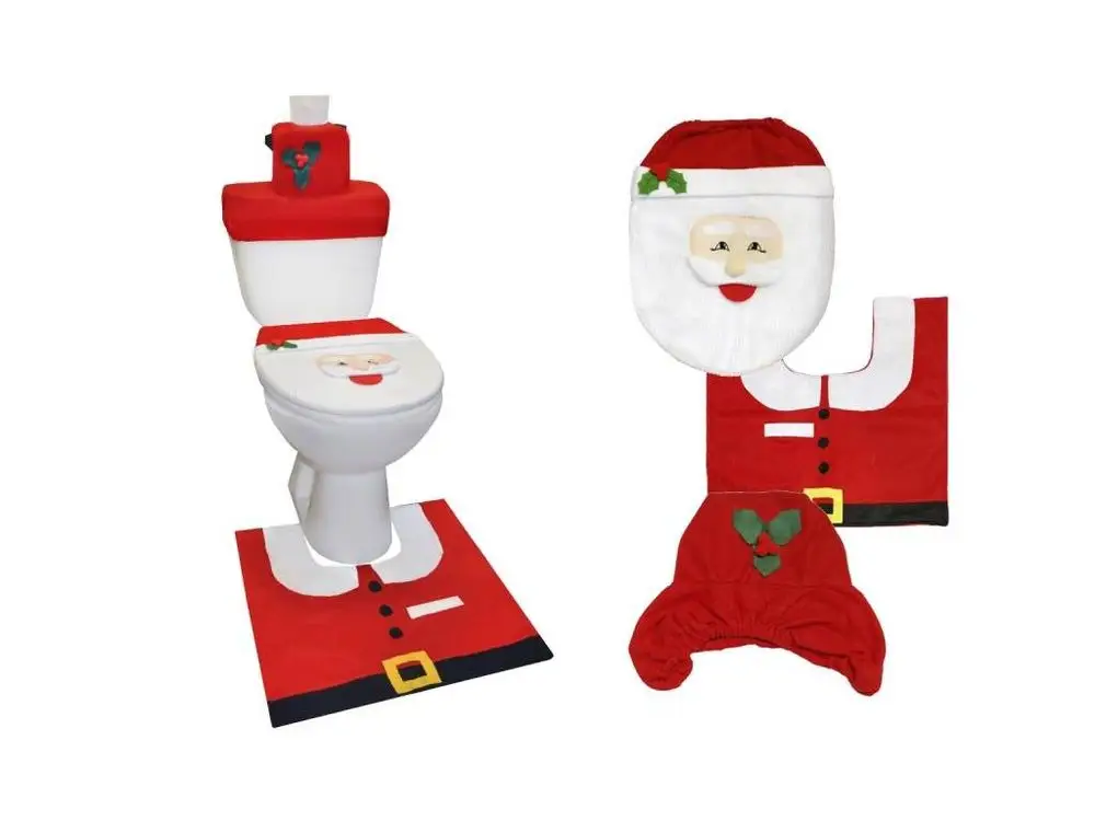 ISO Vianočné poťah na toaletu Santa Claus